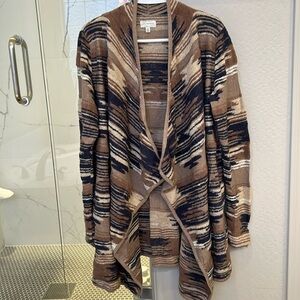 Luck Brand sweater cardigan size L